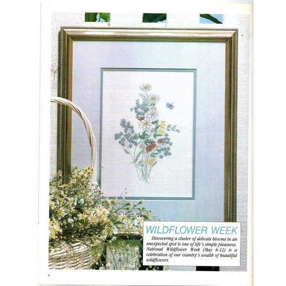 Leisure Arts Celebrations to Cross Stitch and Craft Magazine Summer 1990 - Picture 2 of 7